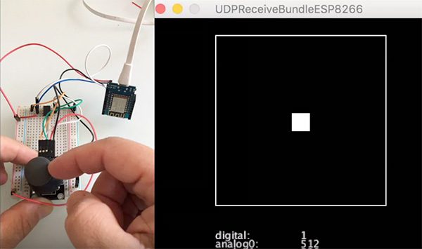 WiFi WeMos OSC Processing