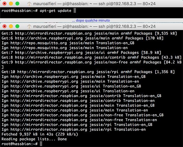 RPi Monitor install apt-get update