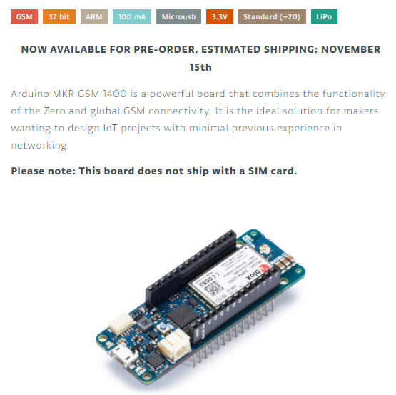 Arduino MKR WAN 1300