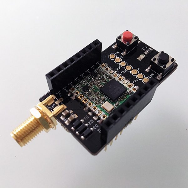 LoRa Node v1.3 black mounted