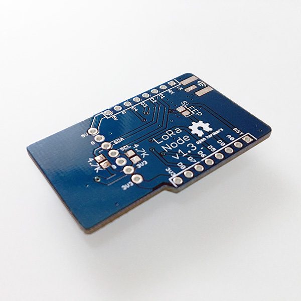 LoRa Node pcb v1.3 rear