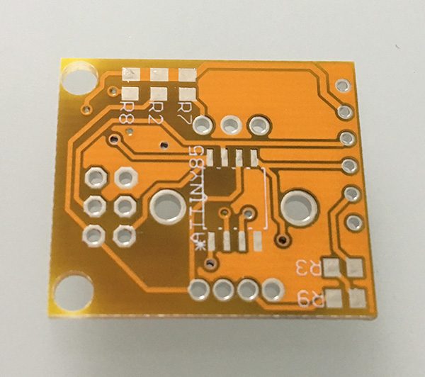 Attiny85 Encoder pcb retro