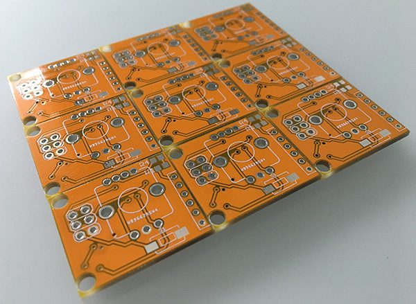 Attiny85 encoder realizzazione pcb