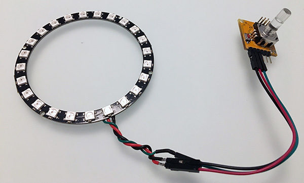 Rotary encoder attiny85 neopixel