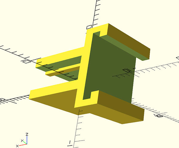 3D supports neopixel model front