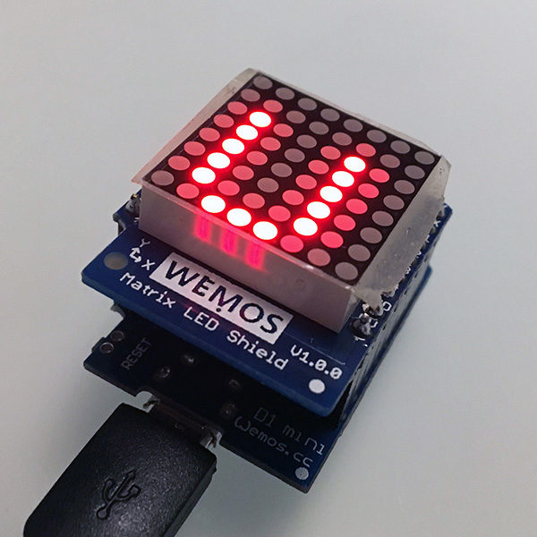 WeMos Matrix 8x8 led