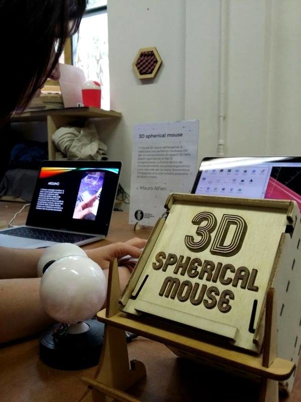 3d spherical mouse wemake