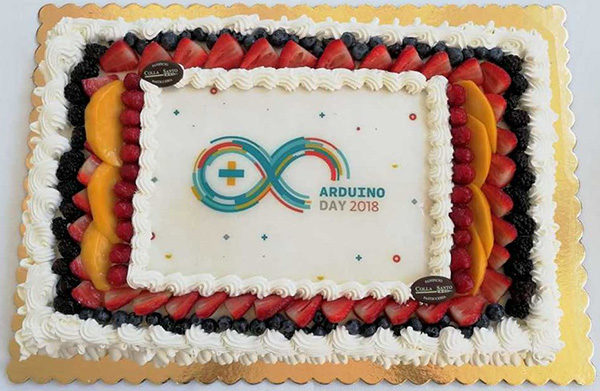 Arduino Day 2018 cake