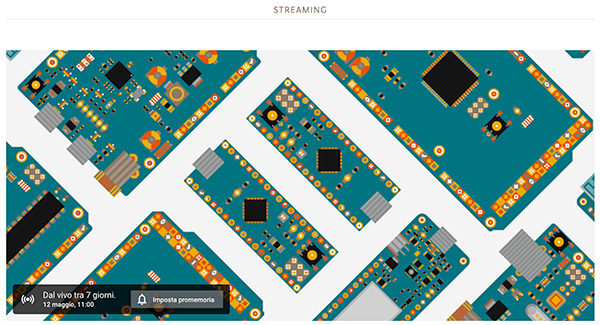 Arduino Day 2018 streaming