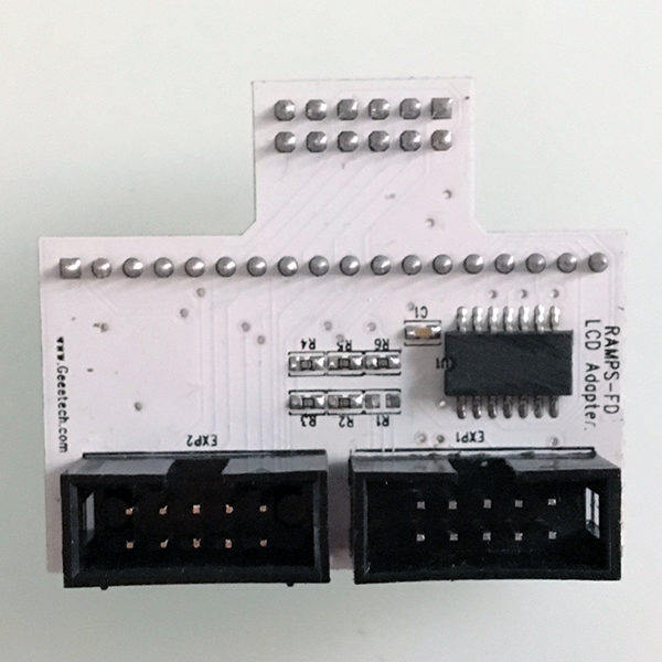 Ramps-FD Delta 3D printer LCD adapter front