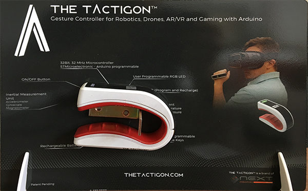 the tactigon maker gesture device