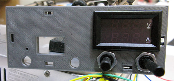 Power Supply DIY front panel mounting