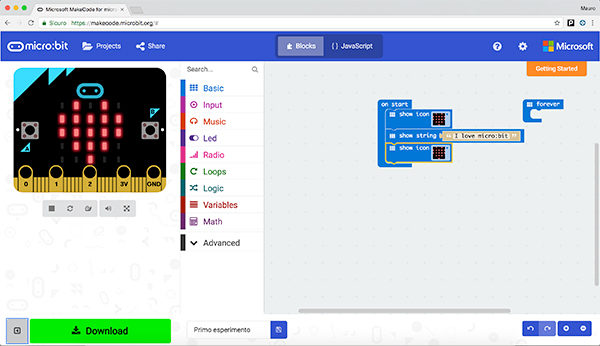 micro bit primo sketch download