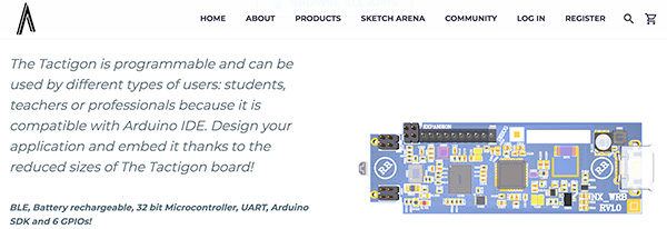 The Tactigon v2 site board