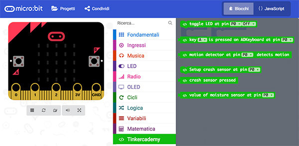 Tinker Kit MicroBit Tinkercademy opened