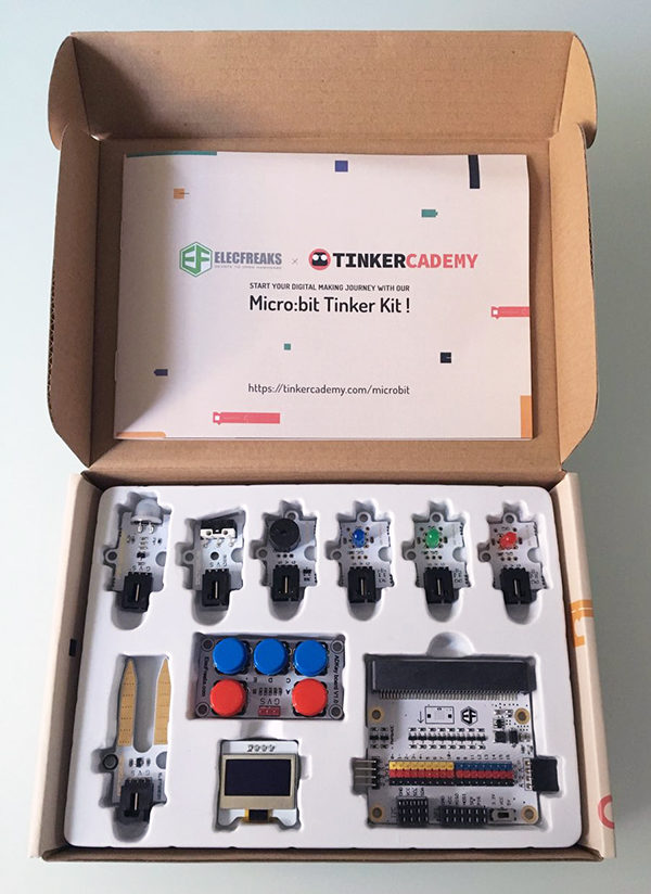 Tinker Kit MicroBit opened