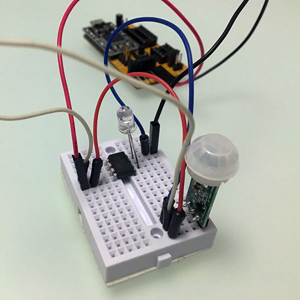 Attiny85 mini PIR sensor connection