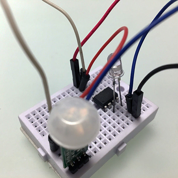 Attiny85 mini PIR sensor connection