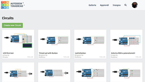 tinkercad corso arduino