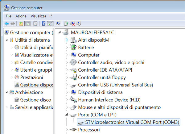 the tactigon arduino ide virtual driver installed