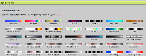 FastLed Neopixel Palette GIMP style