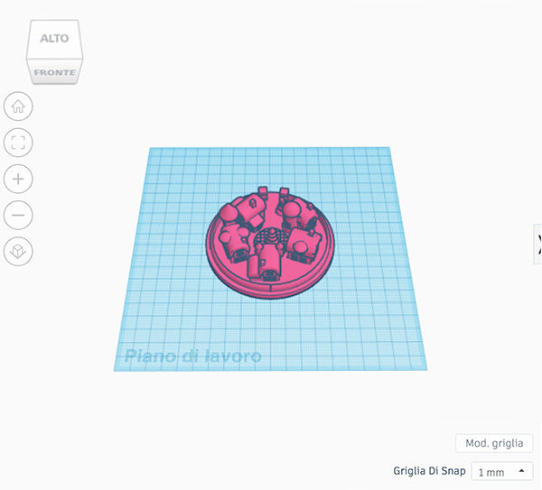 how to Merry Christmas neopixel tinkercad imported