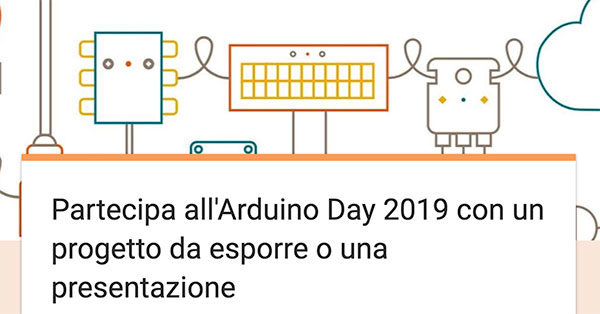 Arduino Day 2019 call for talk