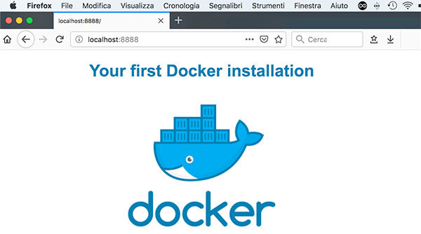 Docker Edit container html page