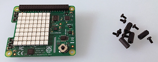 Raspberry Pi SenseHat scroll - Mauro Alfieri Wearable Domotica Robotica