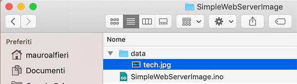 ESP8266 immagine web SPIFF copy image