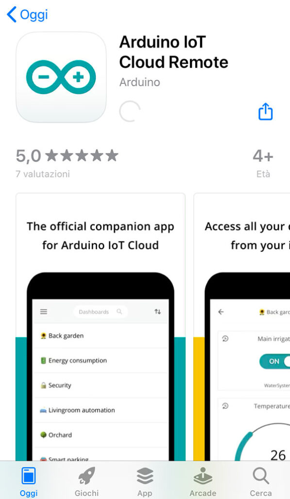 Arduino IoT remote app - Mauro Alfieri Wearable Domotica Robotica Make