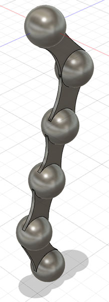 cable handles 3D extrude