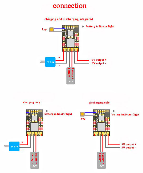 Multifunzione 2A 5V Lipo