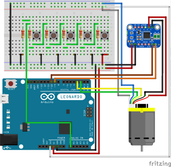 micro gear motor encoder schema