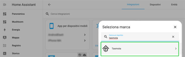 home assistant tasmota integration
