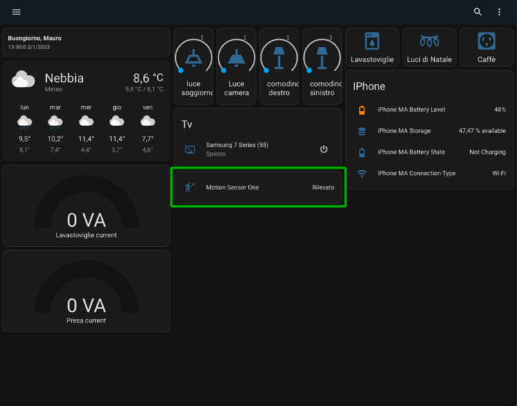 ESPHome Home Assistant pir sensor Mauro Alfieri Domotica