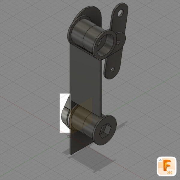 mini levigatrice a nastro fusion 360 cuscinetti