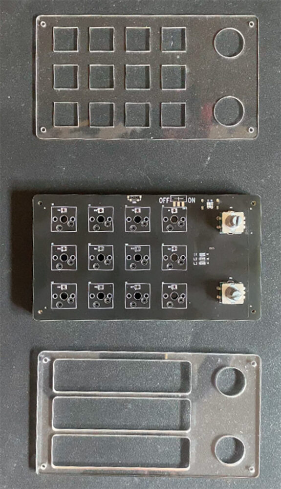 Hacking 12 key Macro Pad with Knob umounted