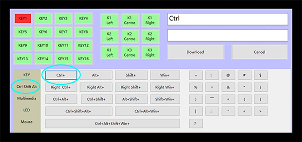Configura 12 key ch57xx original config software