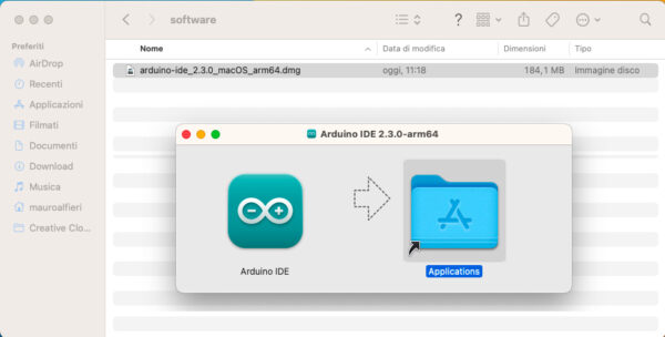 IDE 2.3.0 open applications folder