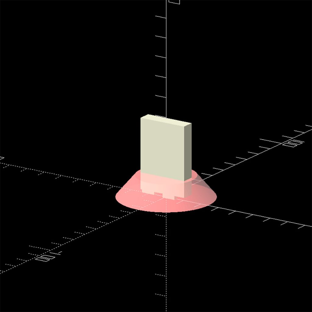 halloween ghost openscad base