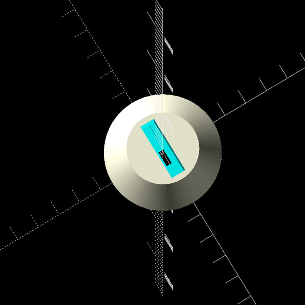 halloween ghost openscad base top