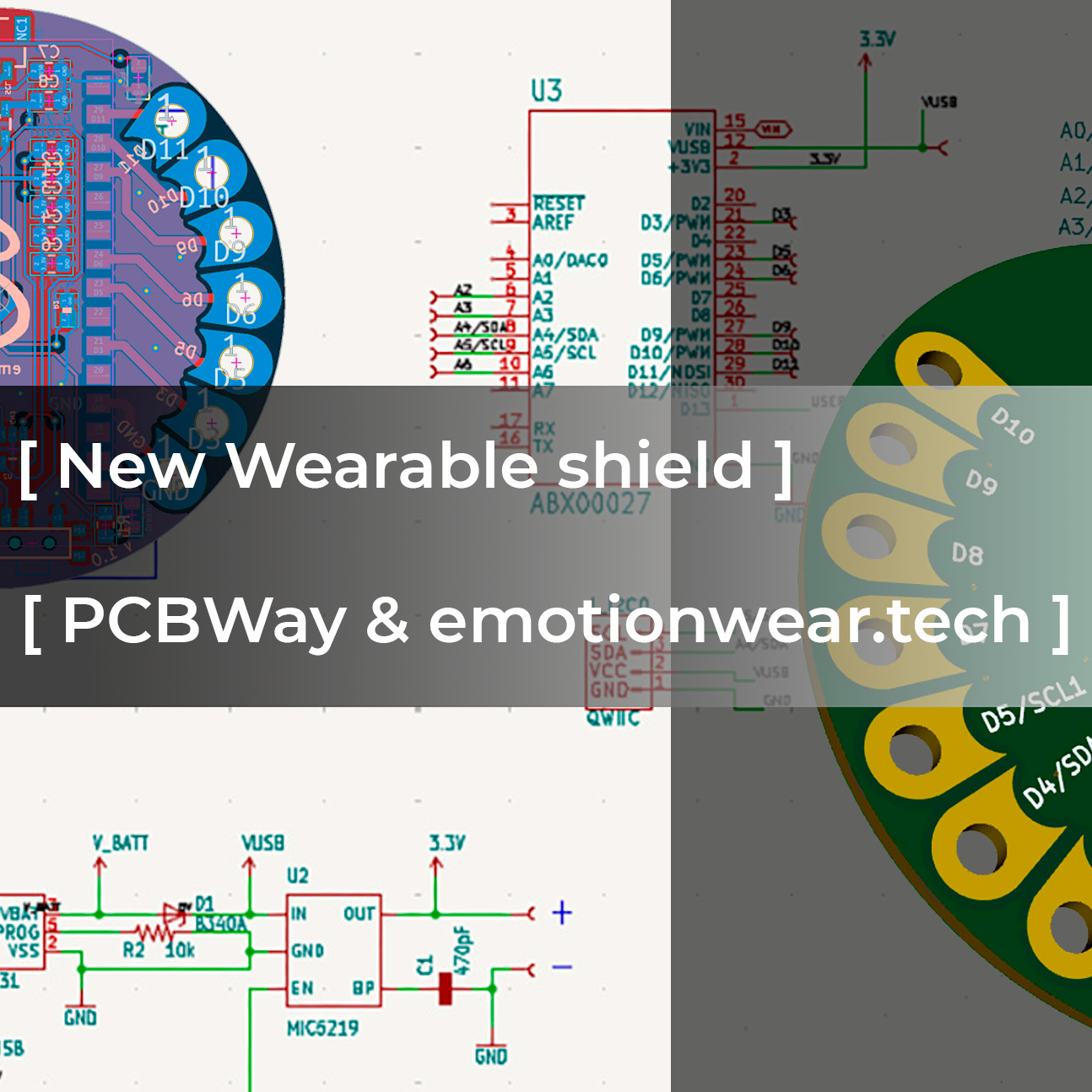 wearable shield xiao arduino nano