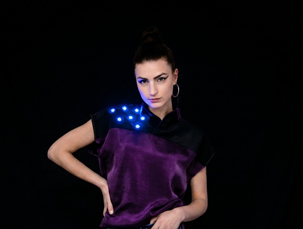 camicia emozionale - wearable moda e tecnologia