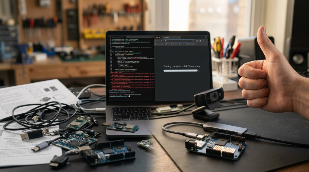 Edge AI con Arduino UNO first now