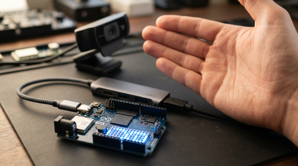 scheda Arduino UNO Q Gesture