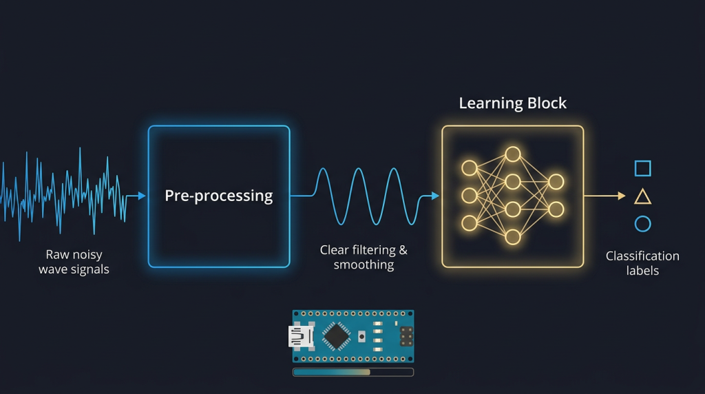 La rivoluzione dell'AI per i Maker create Impulse pre processing